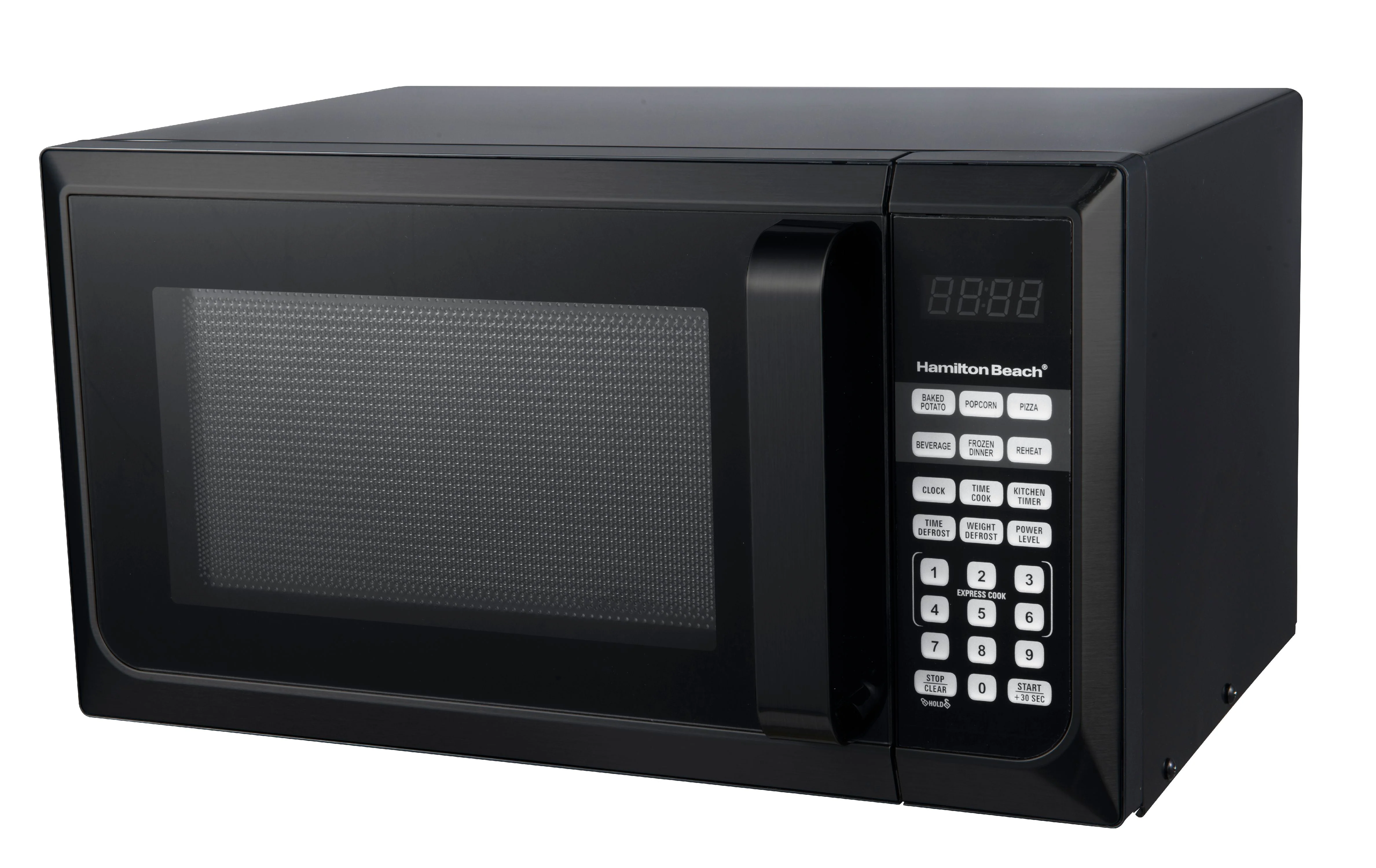 Hamilton Beach Stainless Steel 0.9 Cu. Ft. Black Microwave Oven