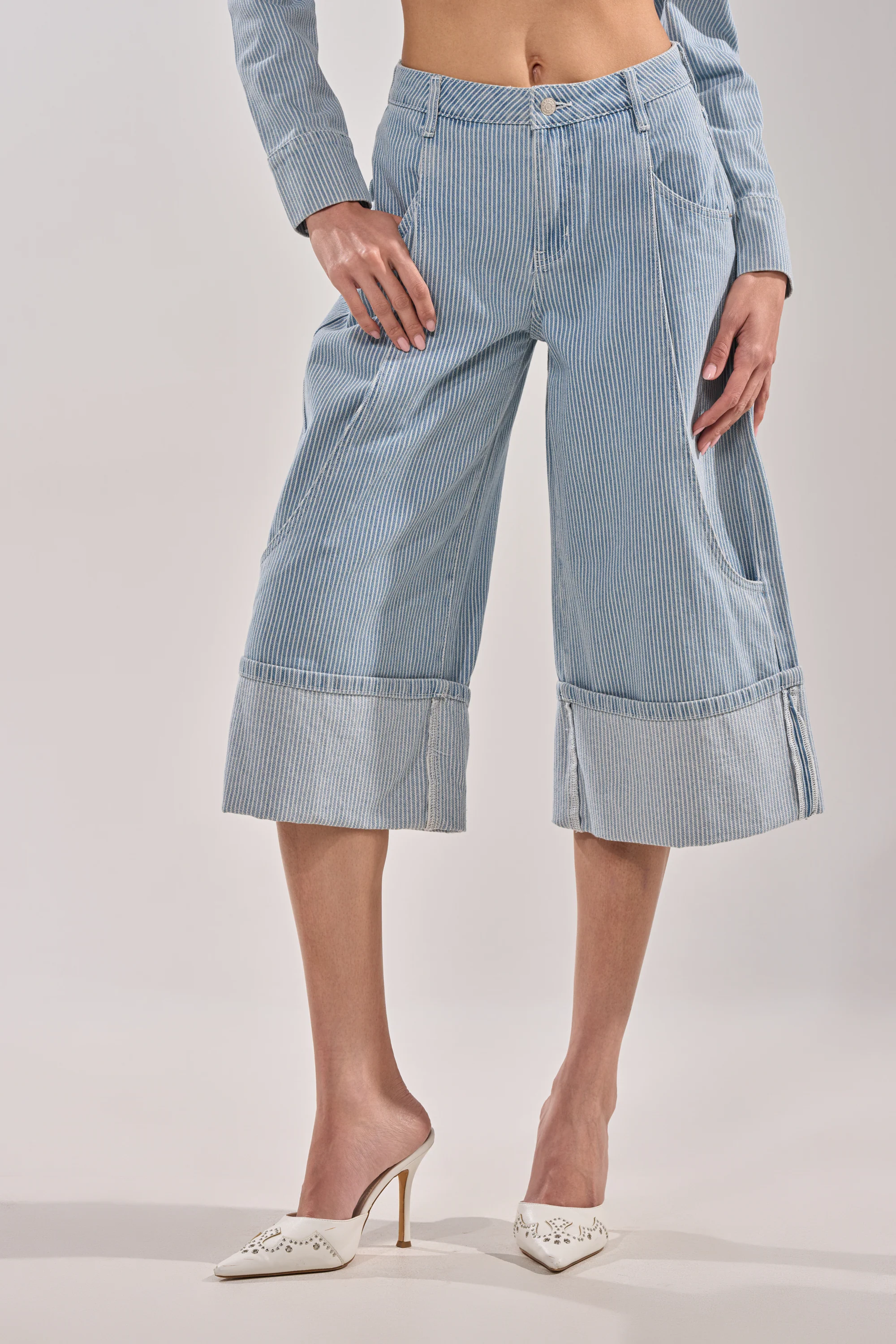 FEEL FREE STRIPE GAUCHO - Akira Store