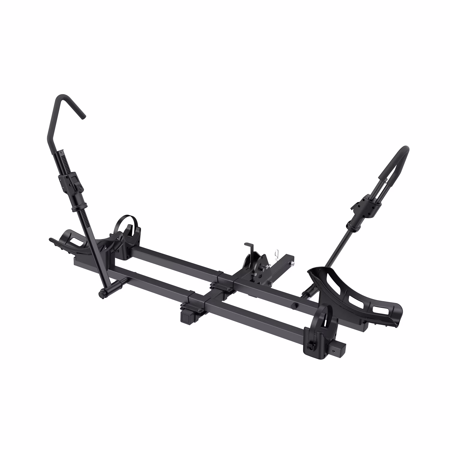 Ozark Trail Premium Platform Steel Bike Rack with 132 lb Load Capacity, 2'' Hitch Receiver E - Bike Compatible