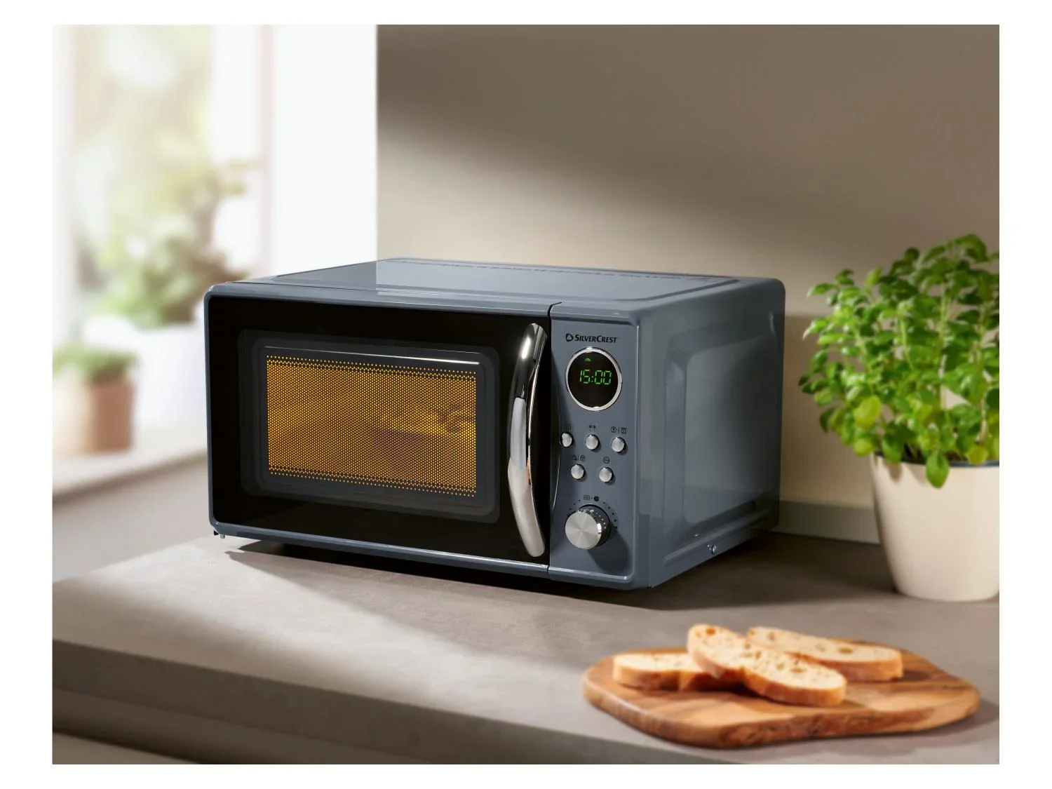 SILVERCREST Four  micro-ondes SMWC 700 D1, anthracite