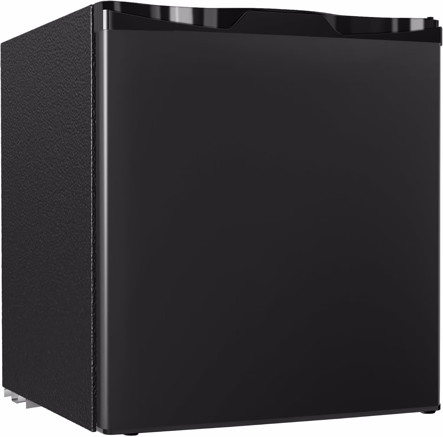 1.7 Cu.Ft Mini Fridge with Freezer, Single Reversible Door Compact Refrigerator, Adjustable ThermostatEnergy Saving Mini Fridge for Bedroom, Dorm, Office, Low Noise, Silver(Silver) - Image 3