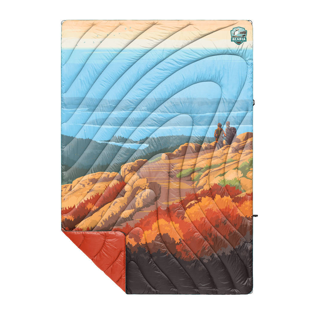 Rumpl Original Puffy Blanket - 1 Person - Acadia National Park