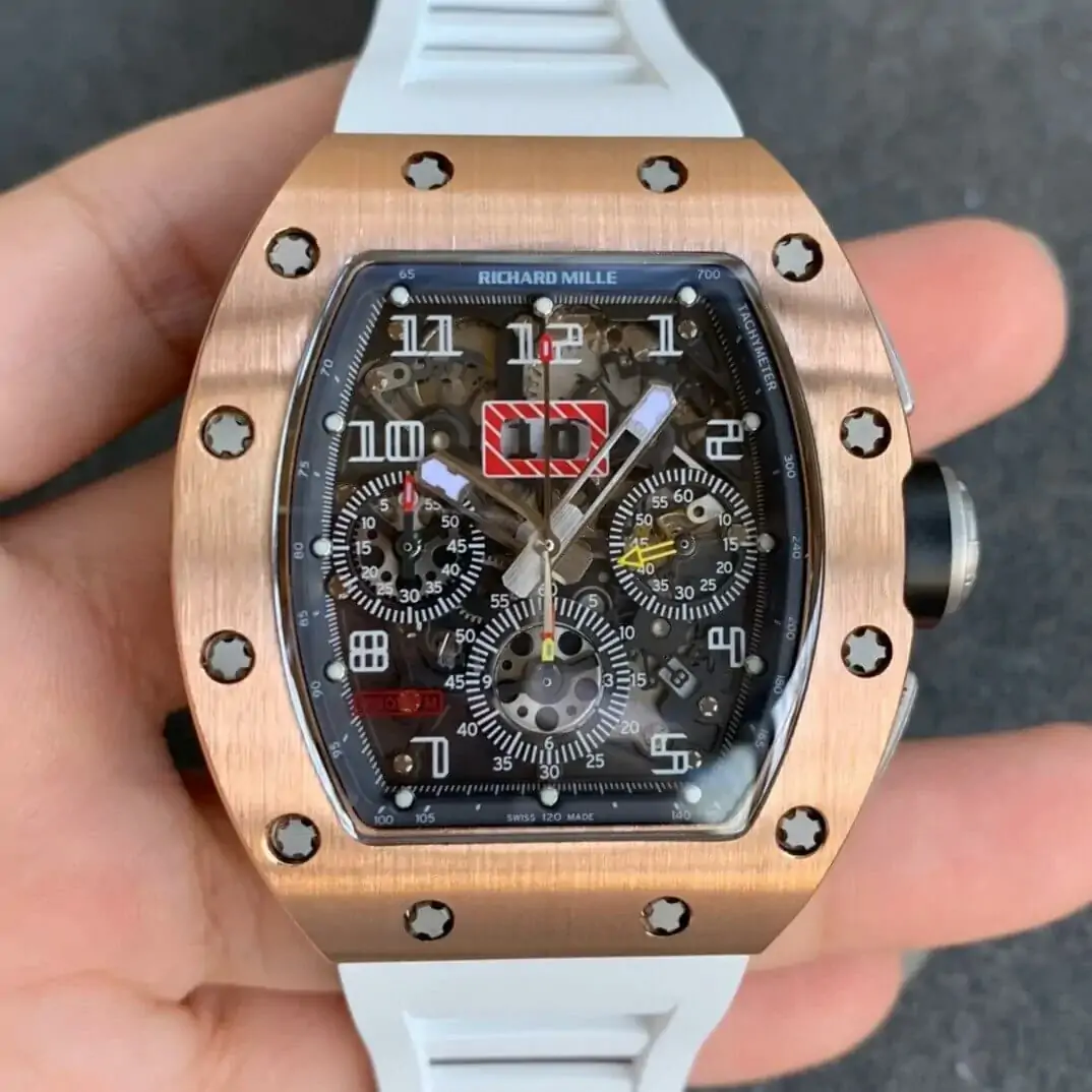 Richard Mille RM11 KV Factory Rubber Strap