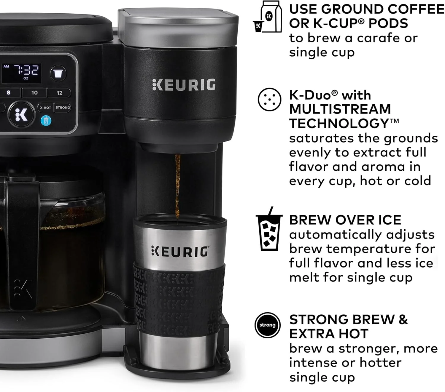 Keurig K - Duo Gen 2 Hot & Iced Single Serve & Carafe Coffee Maker