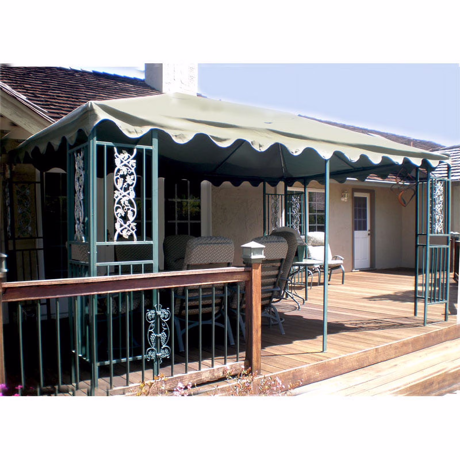 Garden Winds Replacement Canopy Top for DC America 10 x 15 Gazebo - Riplock 350