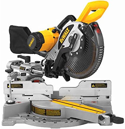 Scie à onglets composée coulissante DEWALT 10 pouces, double biseau (DW717)