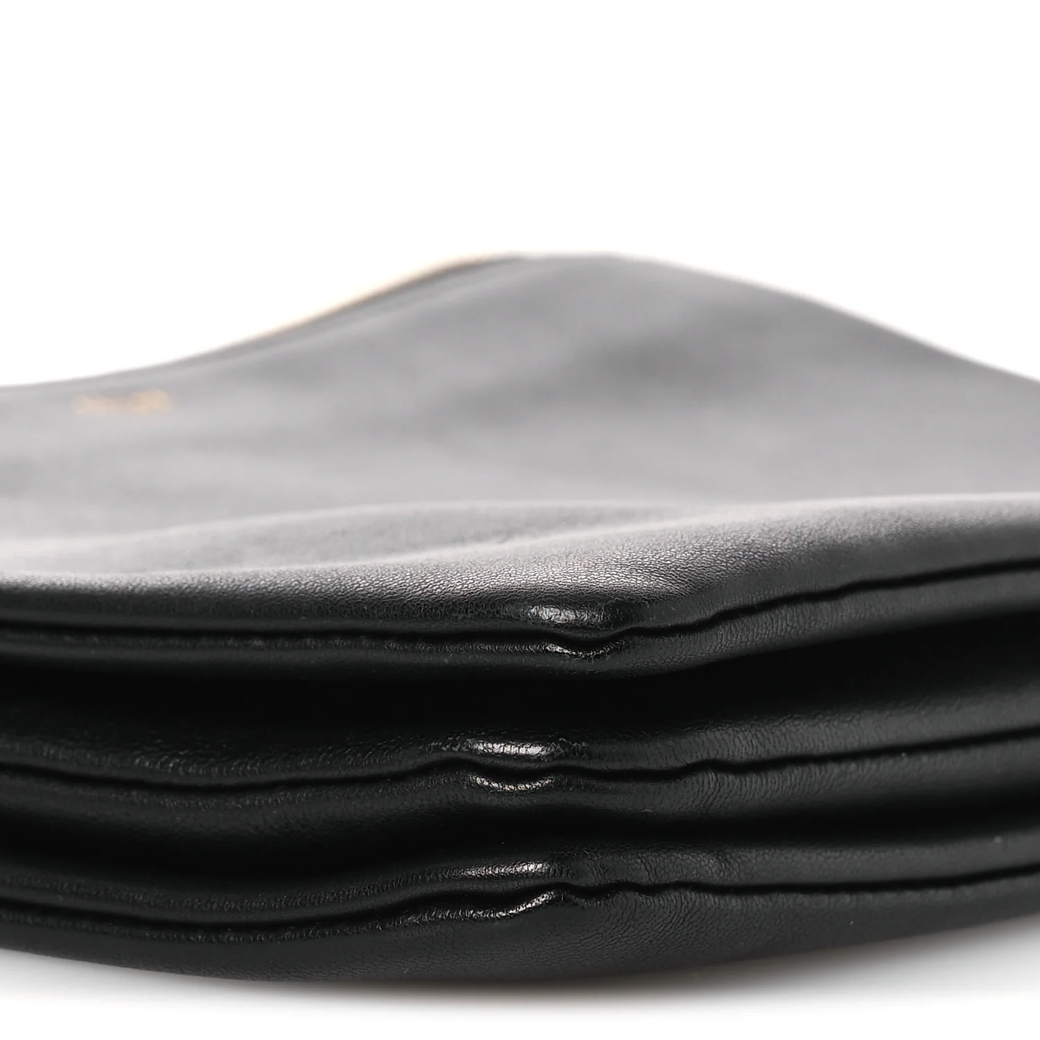 Lambskin Large Trio Crossbody Bag Black