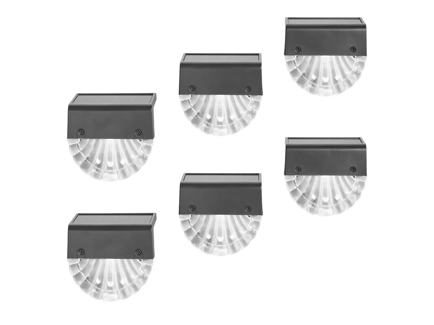 LIVARNO Lot de 6 lampes solaires  LED