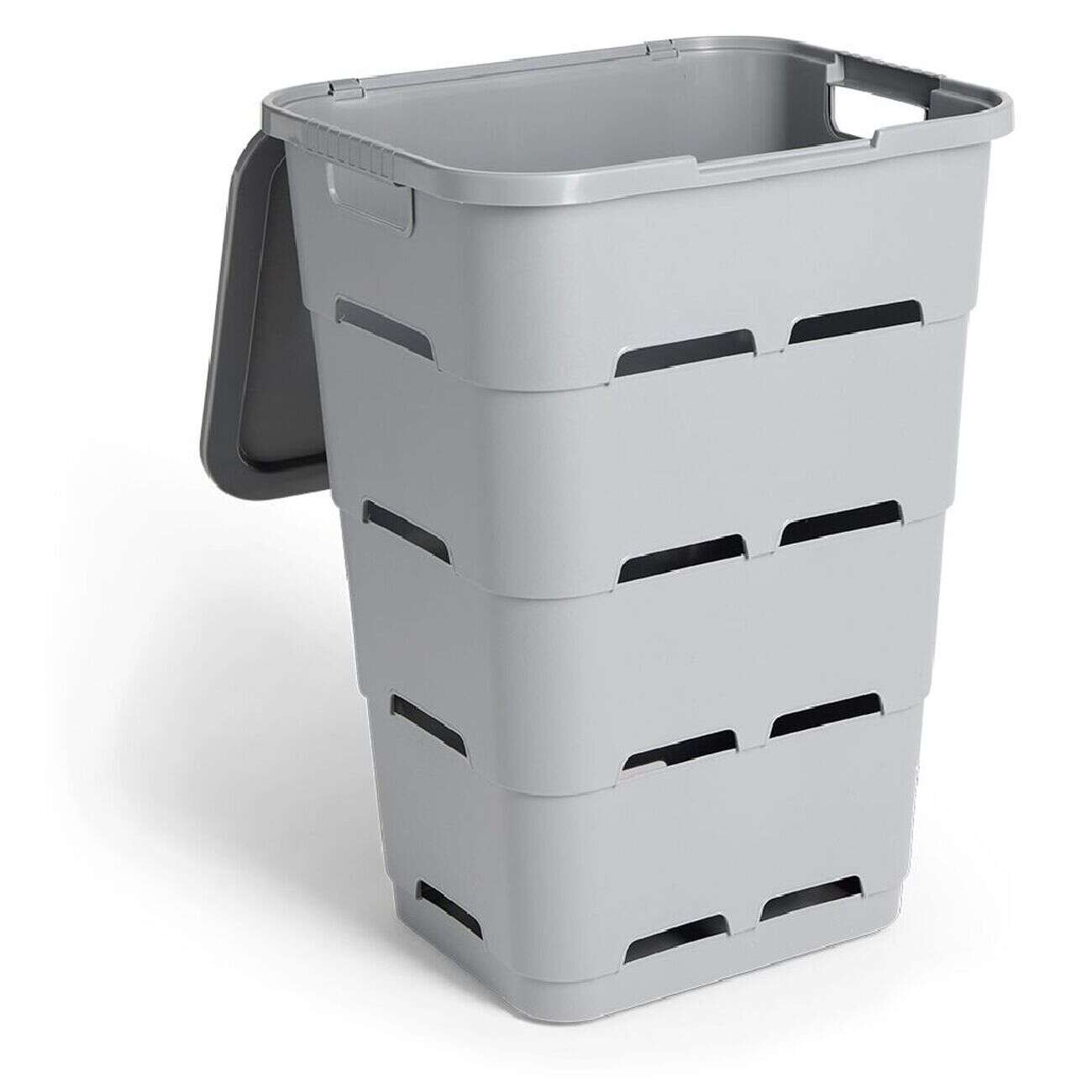 Coffre à linge Maya 42L plastique blanc