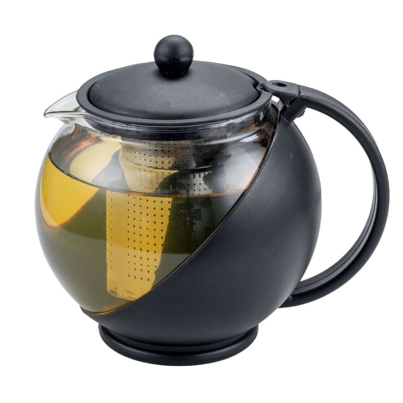 Théière en verre 1,2L avec infuseur en inox