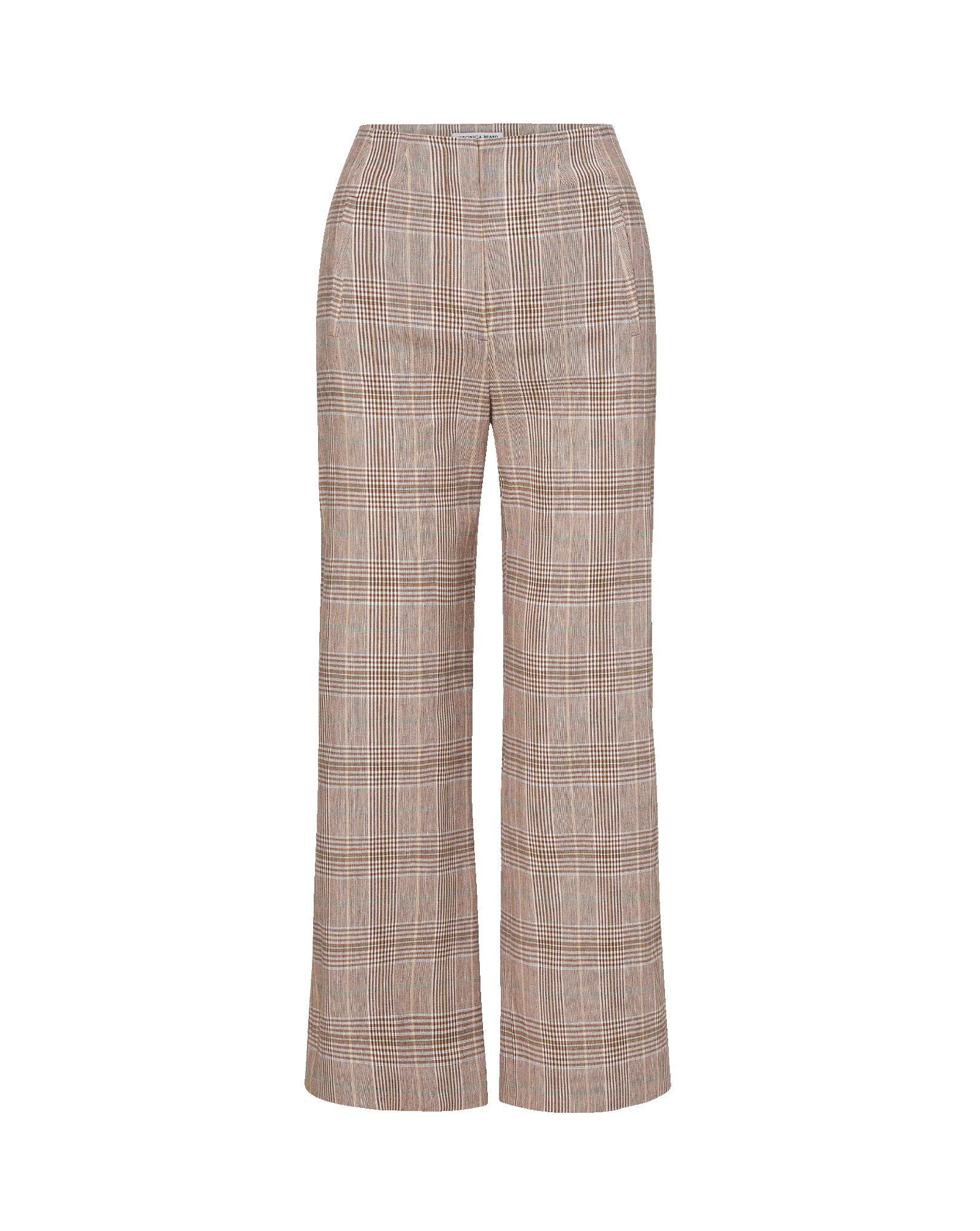 Dova Plaid Wide-Leg Pant