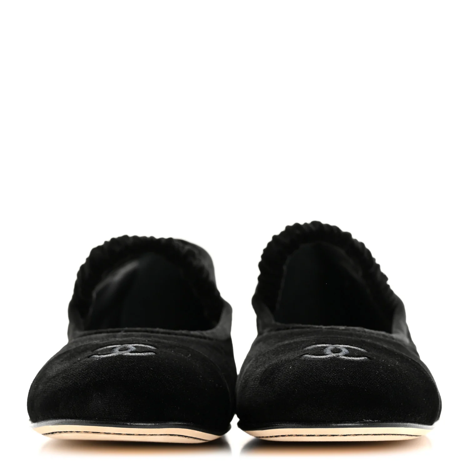 Velvet Mary Jane Flats 39 Black