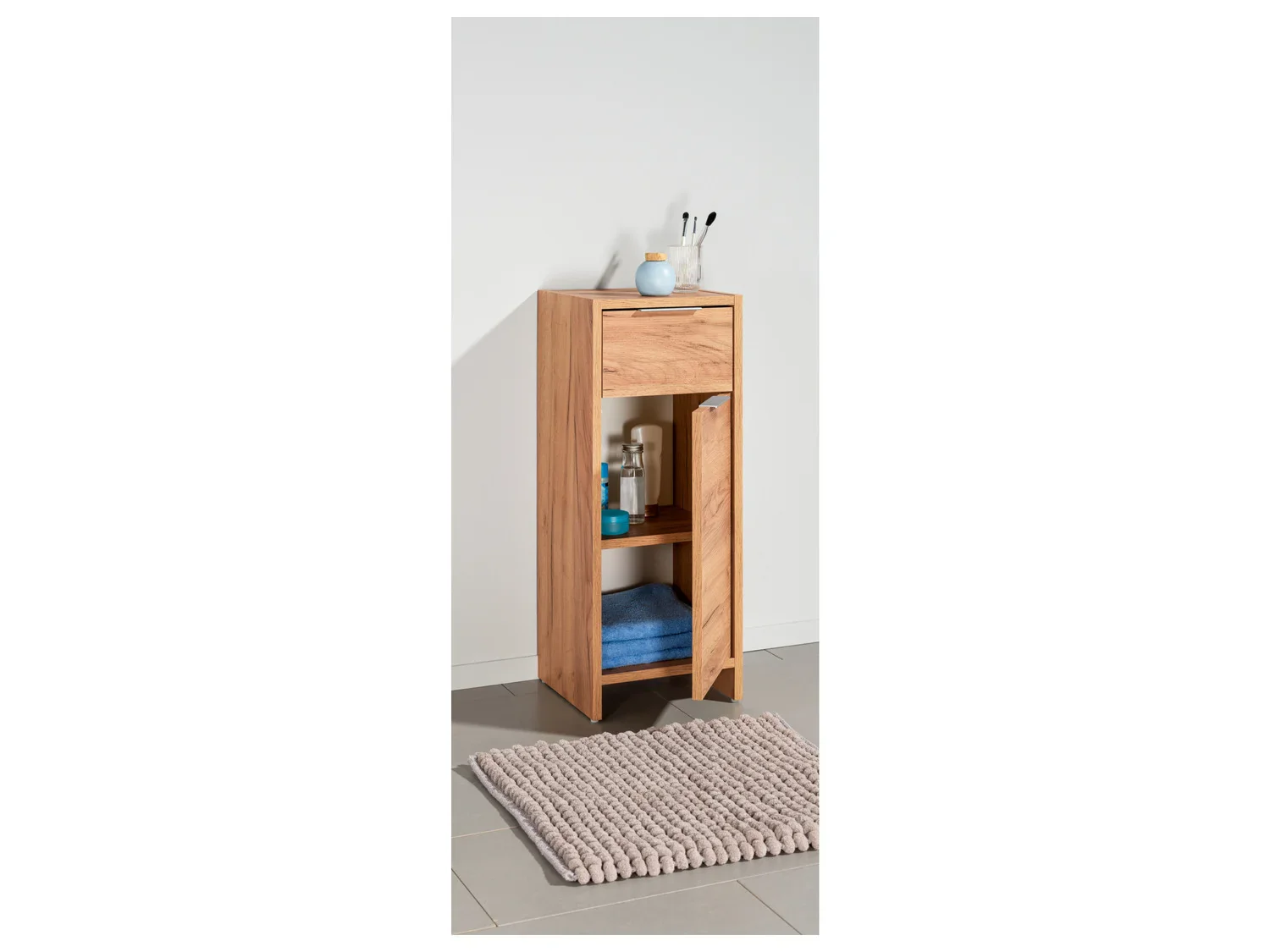 LIVARNO home Meuble de salle de bain Verona, 32 x 80 x 29 cm, imitation chne