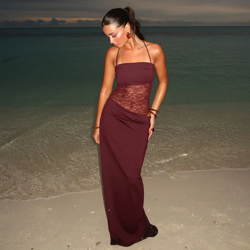 Camille | Robe en Velours Flamme