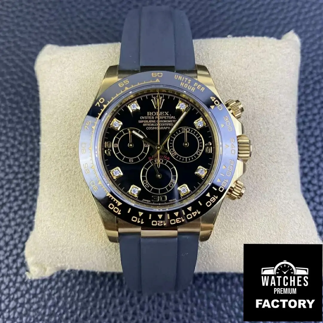Rolex Cosmograph Daytona M116518ln-0046 Clean Factory Black Rubber Strap