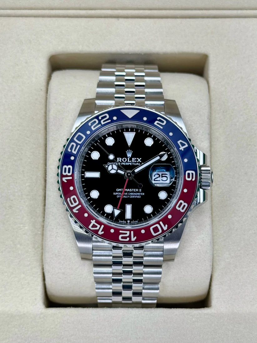 [Super Clone]RLX GMT-Master II Steel Blue & Red 