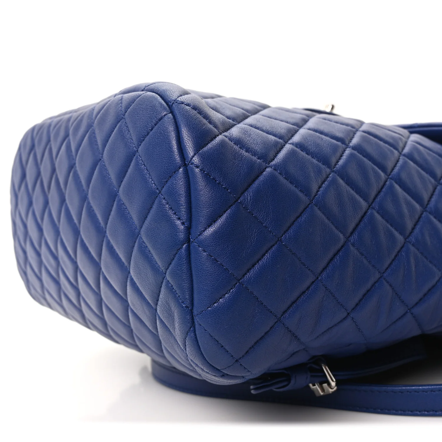 Calfskin Quilted Large Urban Spirit Backpack Navy