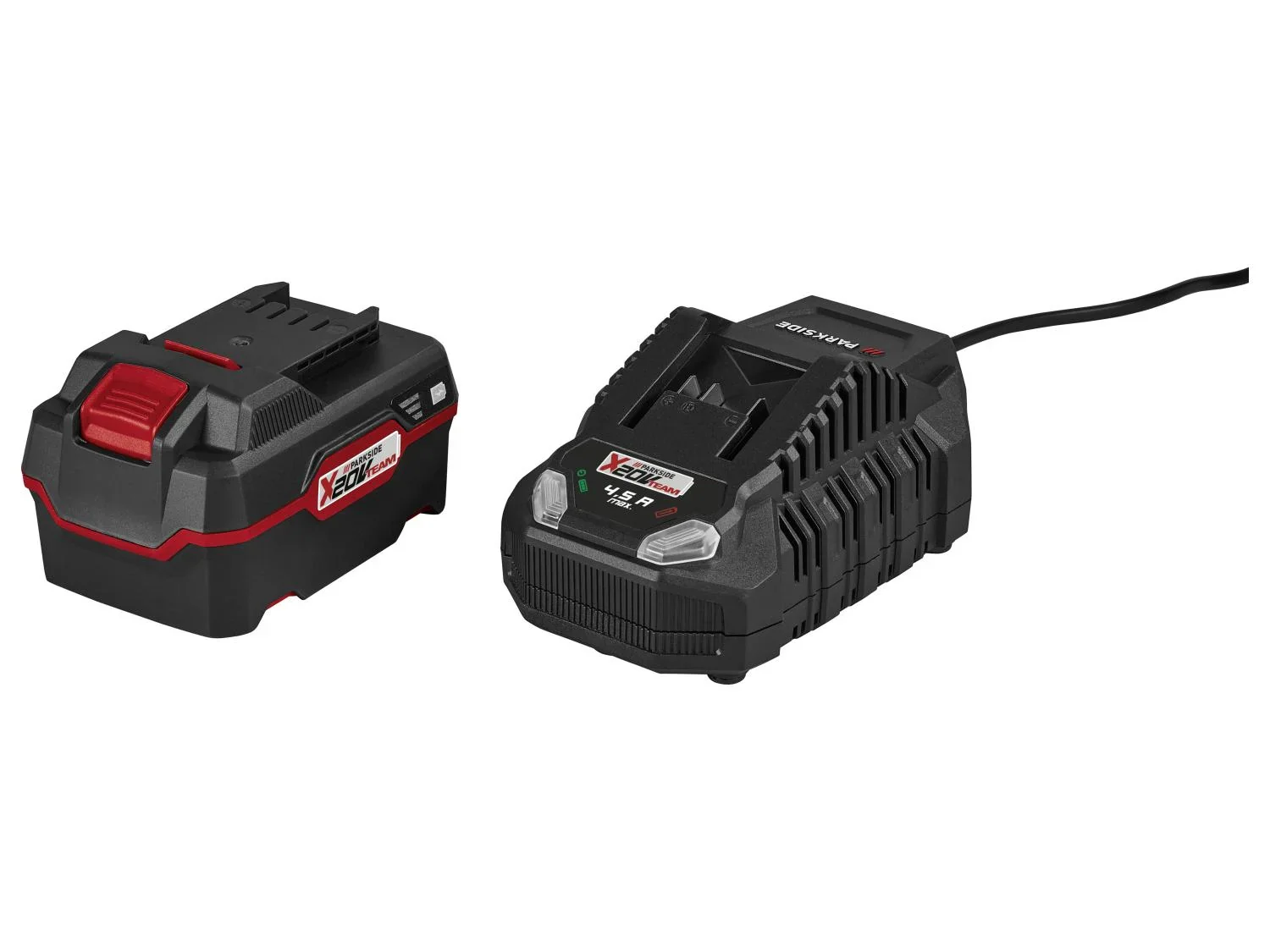 PARKSIDE Set meuleuse d'angle sans fil PWSA 20-Li D4 + batterie + chargeur, 20 V