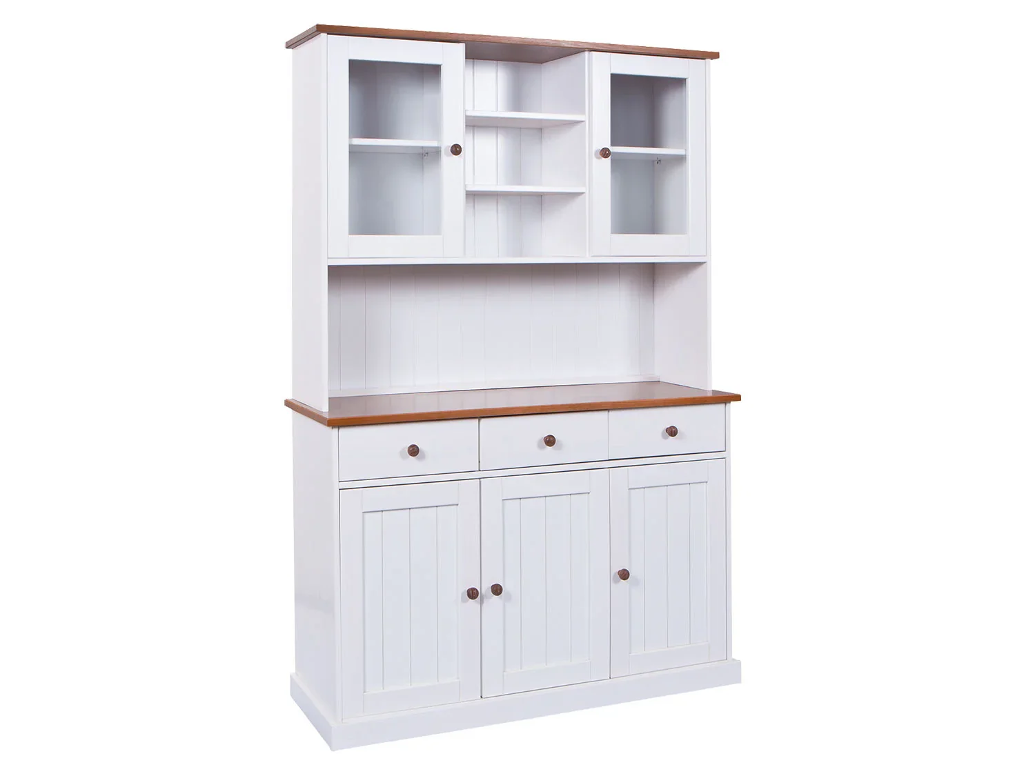 Inter Link Commode haut de gamme style campagnard, bois de pin