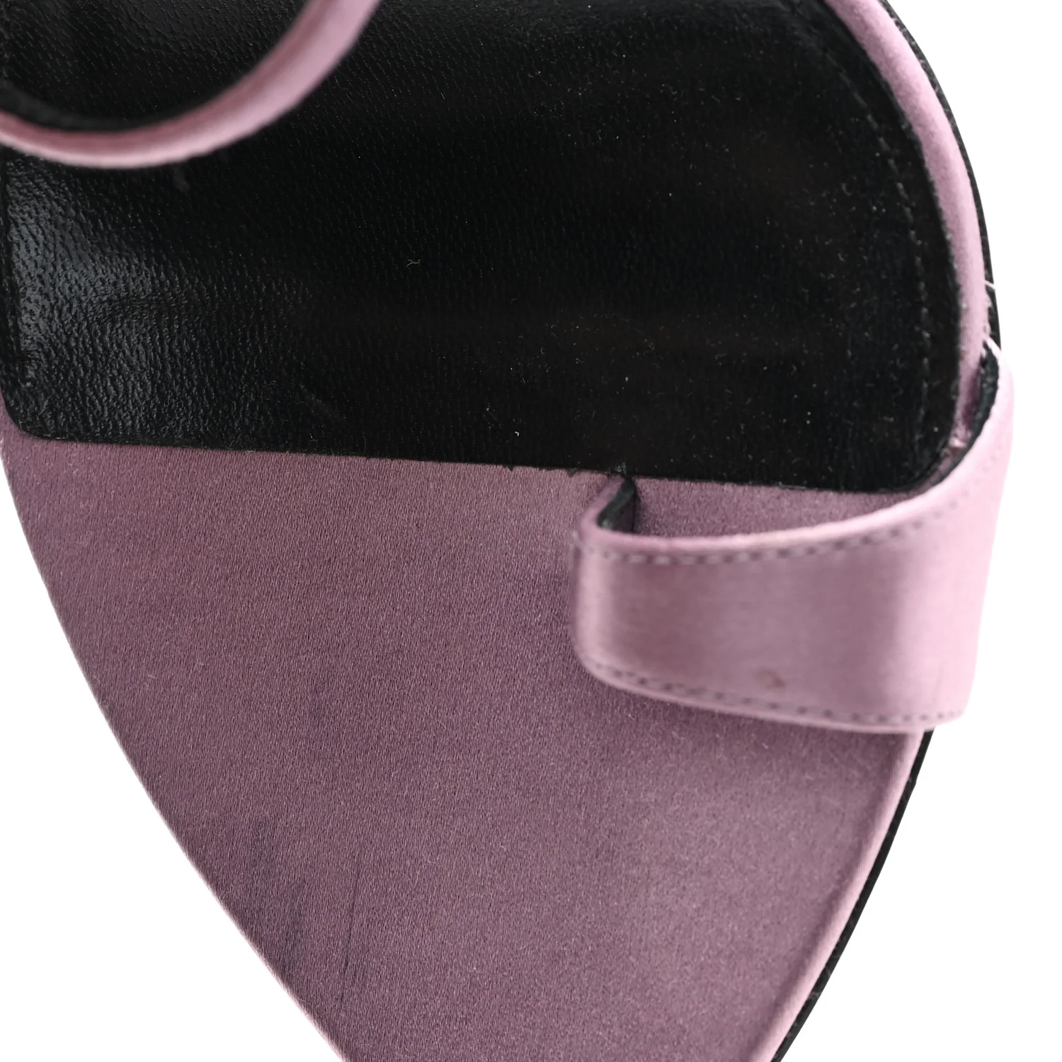 Crepe Satin Dive 110 Mule Sandals 38.5 Ancient Pink