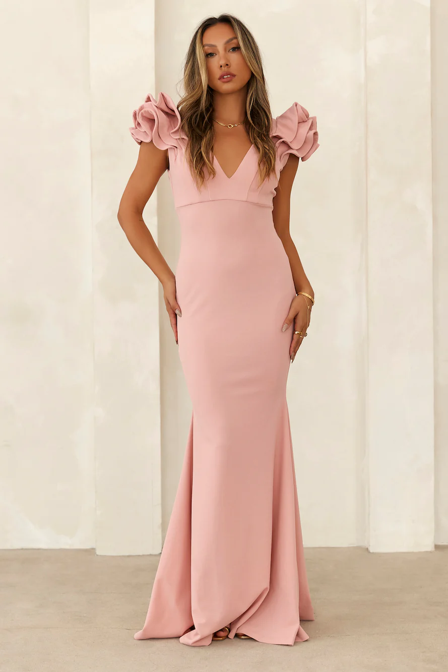 Personal Designer Maxi Dress Blush
