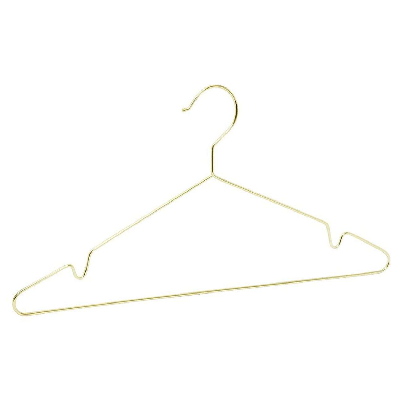 Cintre métal jaune doré x5