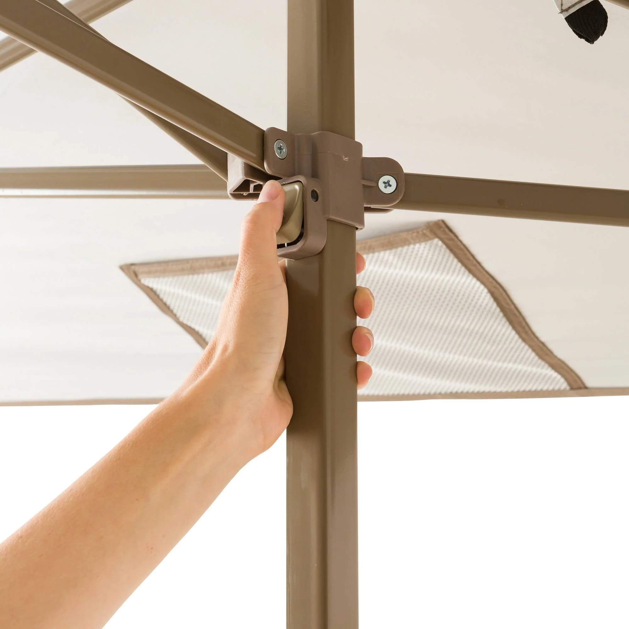 Ozark Trail 13' x 13' Beige Instant Outdoor Canopy with UV Protection Image 6