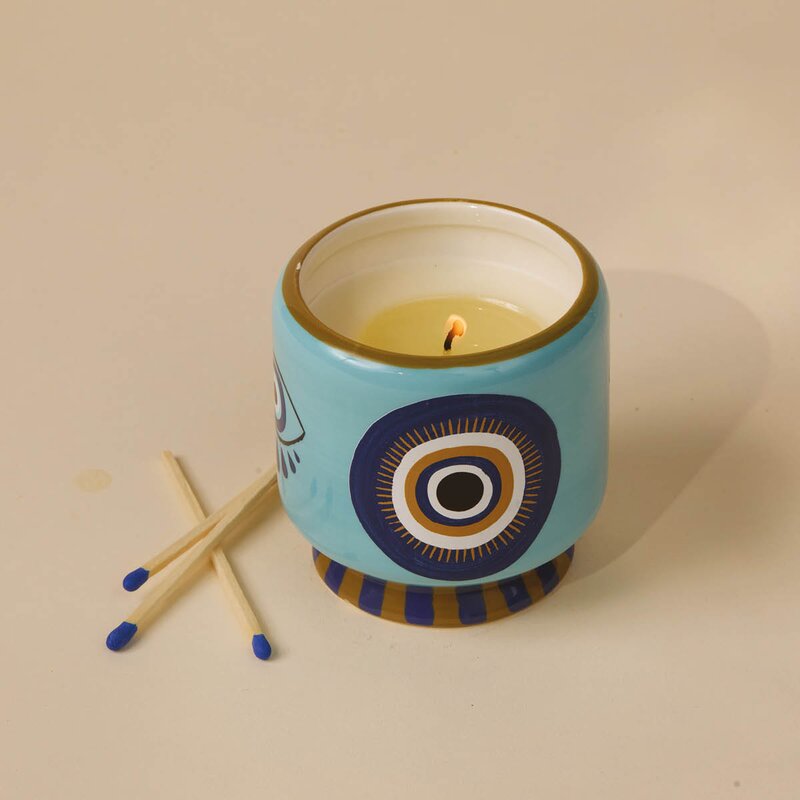 Adopo duftlys inscence & smoke Eye blå