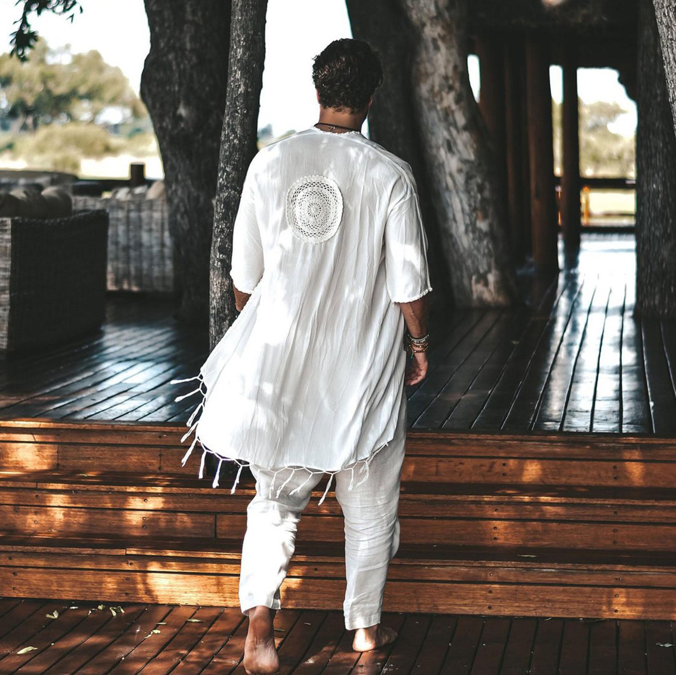 Gilet de vacances en lin Tulum pour homme