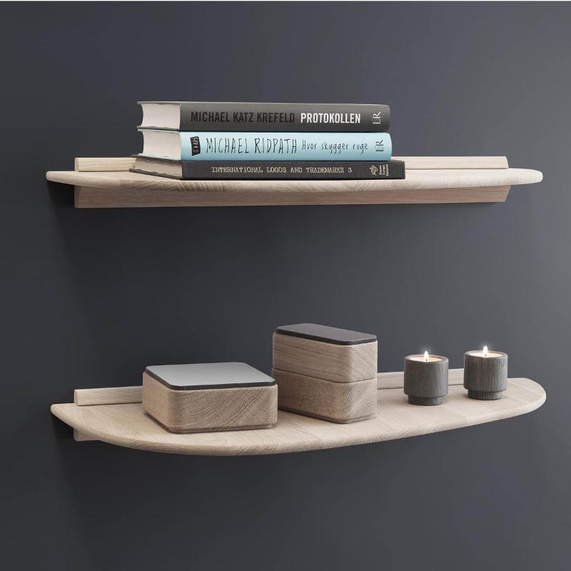 Shelf hylle 3 10x22x78,55 cm eik
