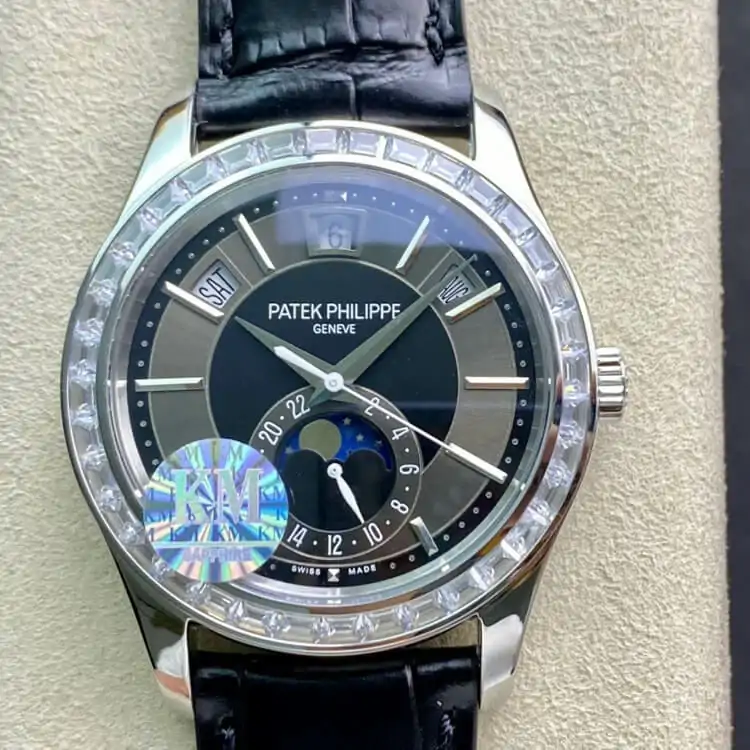 Patek Philippe Grand Complications 5205G KM Factory Black Strap