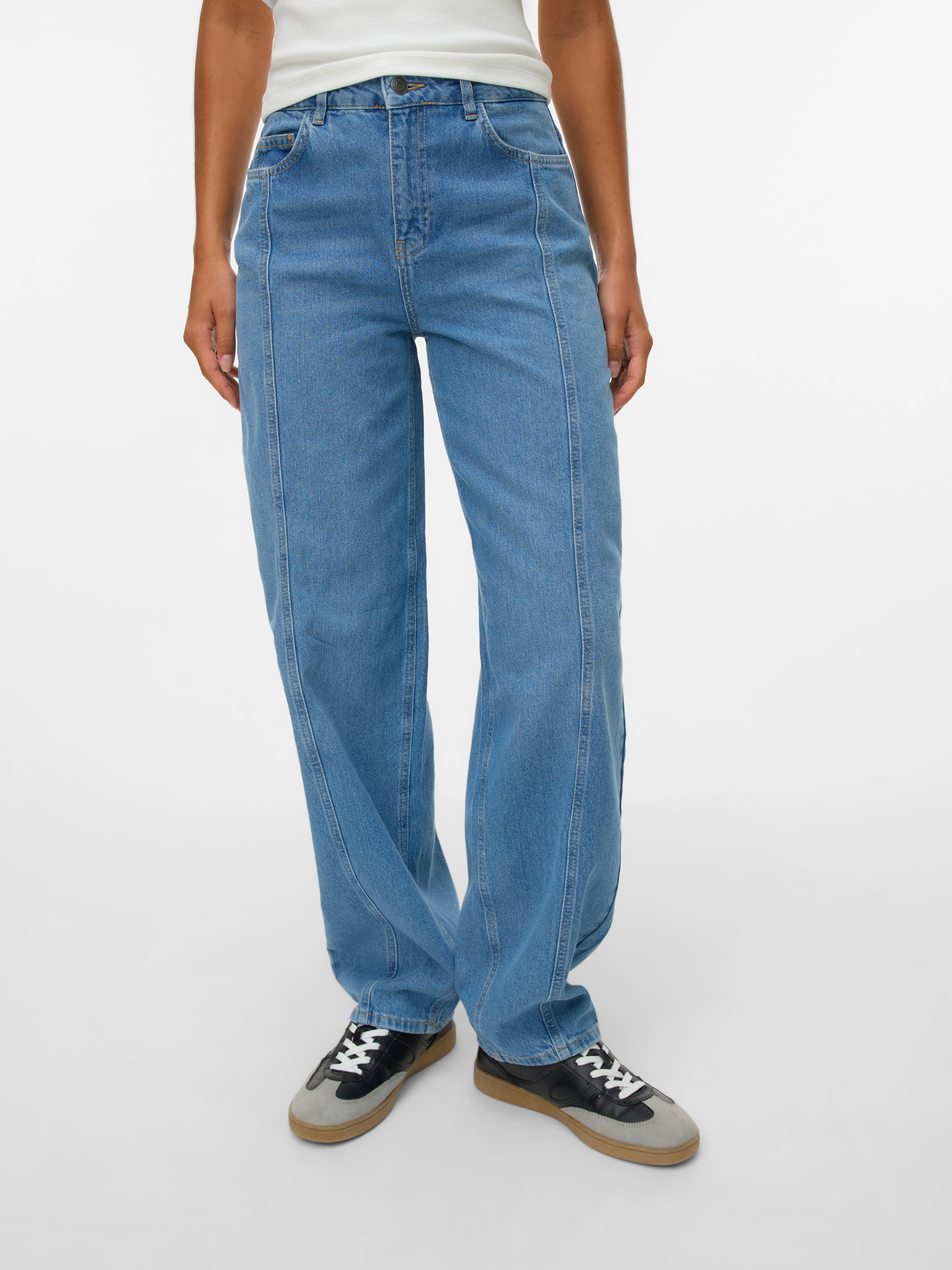 VERO MODA® SNRANCY High waist Barrel Fit Jeans