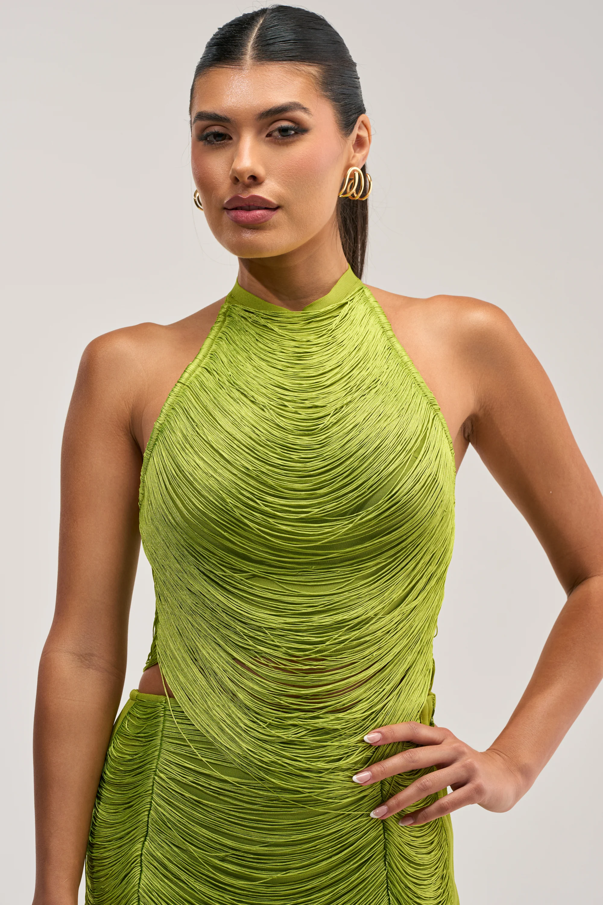 BRIGHT AND TIGHT FRINGE TOP - Akira Store