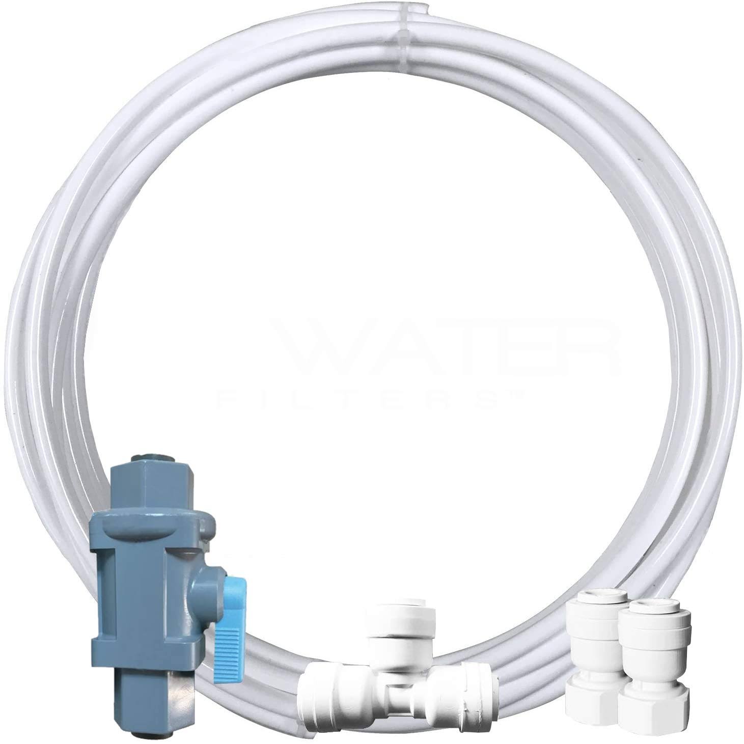 Purewater Filters Water Line Hookup and Installation Kit for Refrigerators and Ice Makers