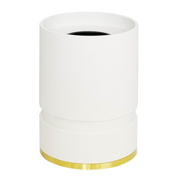 MITB Madison sokkel bordlampe 11 cm hvit/gull aluminium