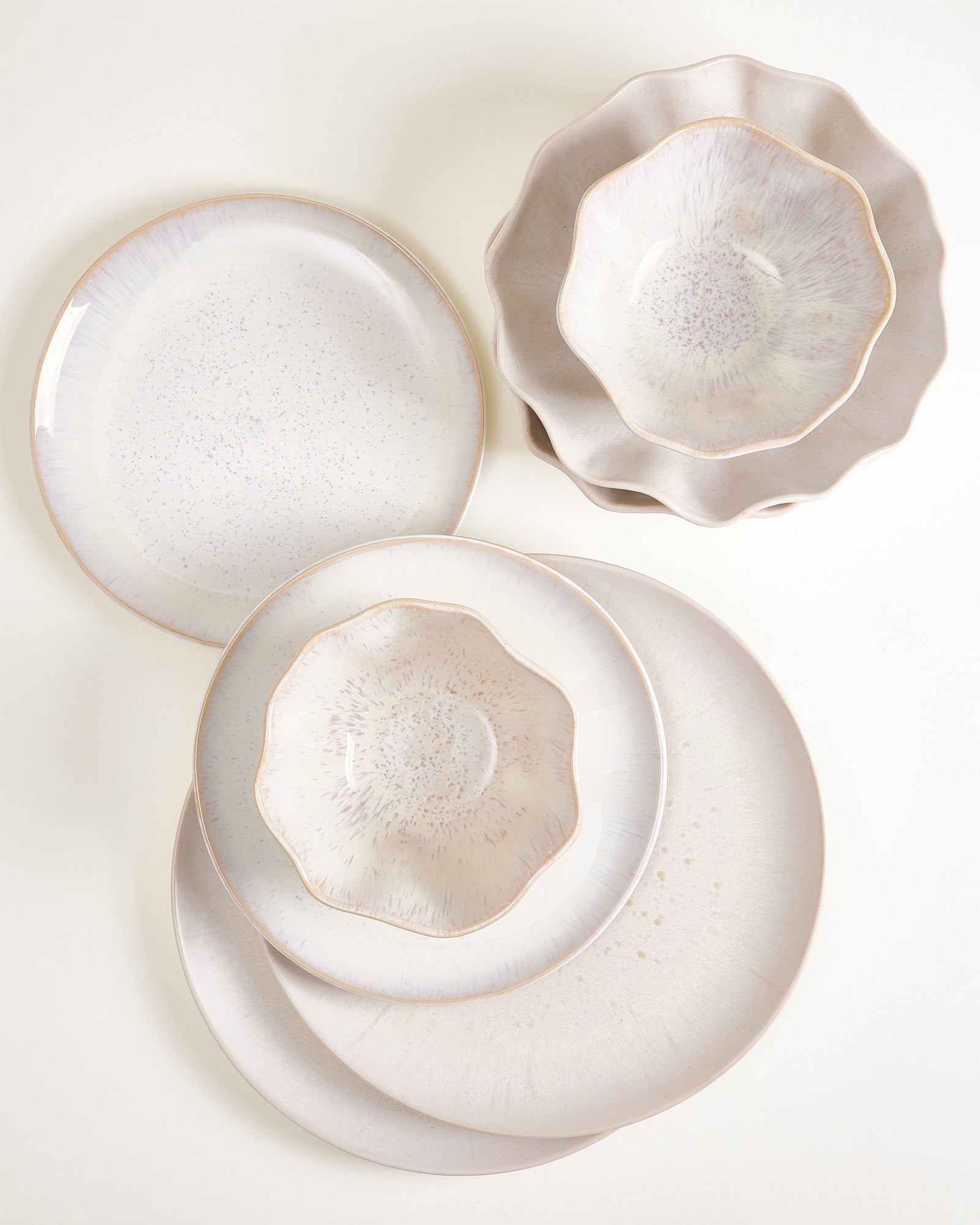 TABLEWARE SET SAND DREAMS SAND 8 PIECES