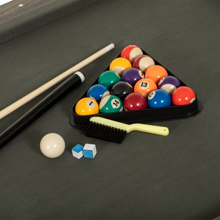 Table combinée 3 en 1 de 2,13 m (7 pi) comprenant billard, ping-pong et table à manger