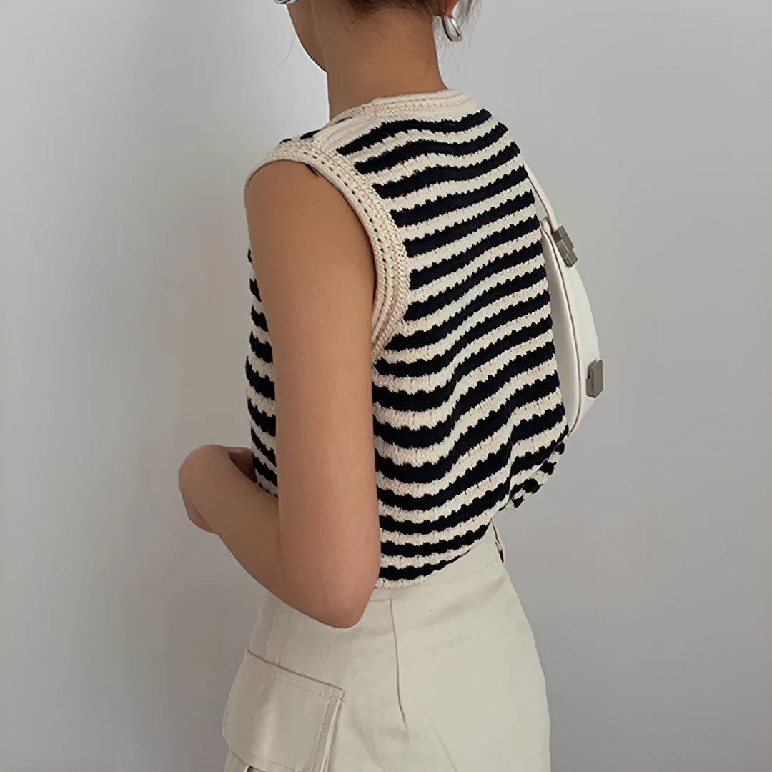 Eloise - Cardigan rayé élégant