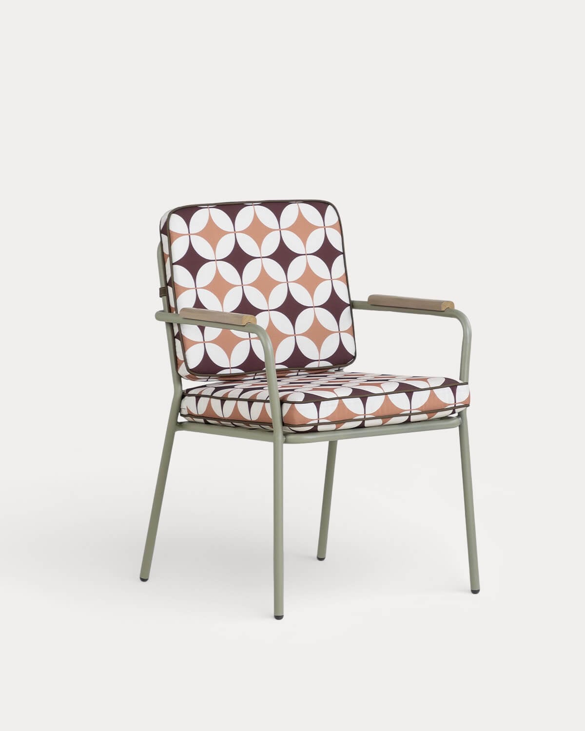 Edimbra - Silla de Comedor de Metal y Tela Edimbra