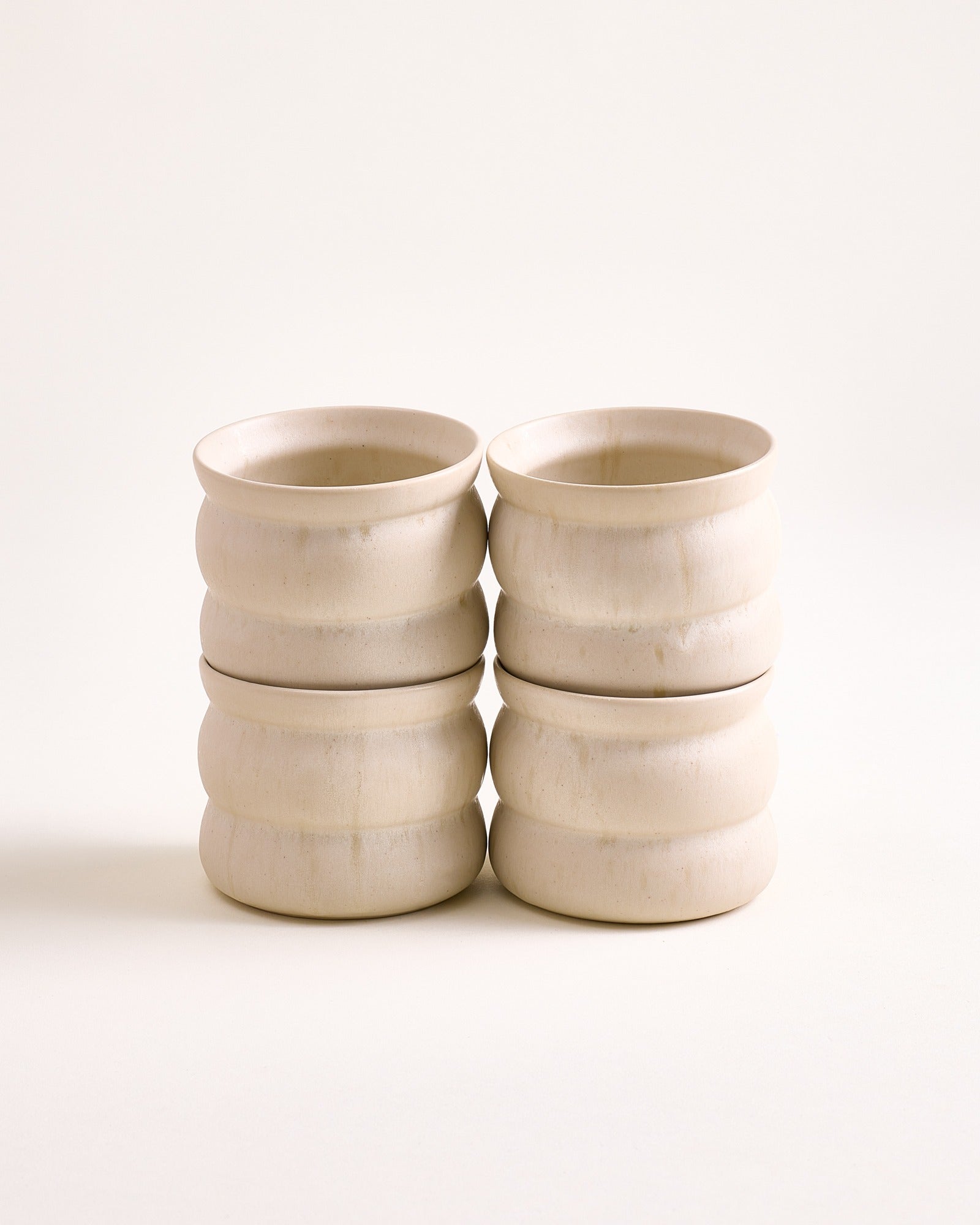 SINTRA - SMALL CUP BUBBLE SAND SET OF 4