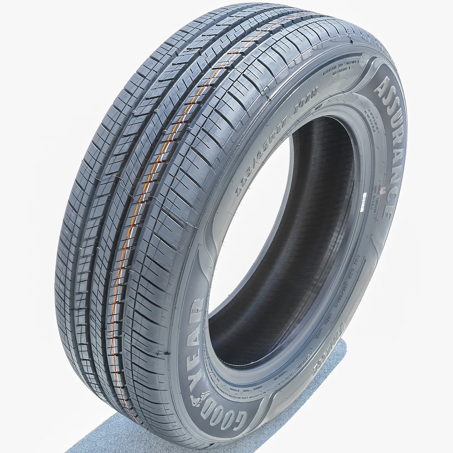 Set of 4 (FOUR) Tires Goodyear Assurance Finesse 225/65R17 102H AS A/S All-Season