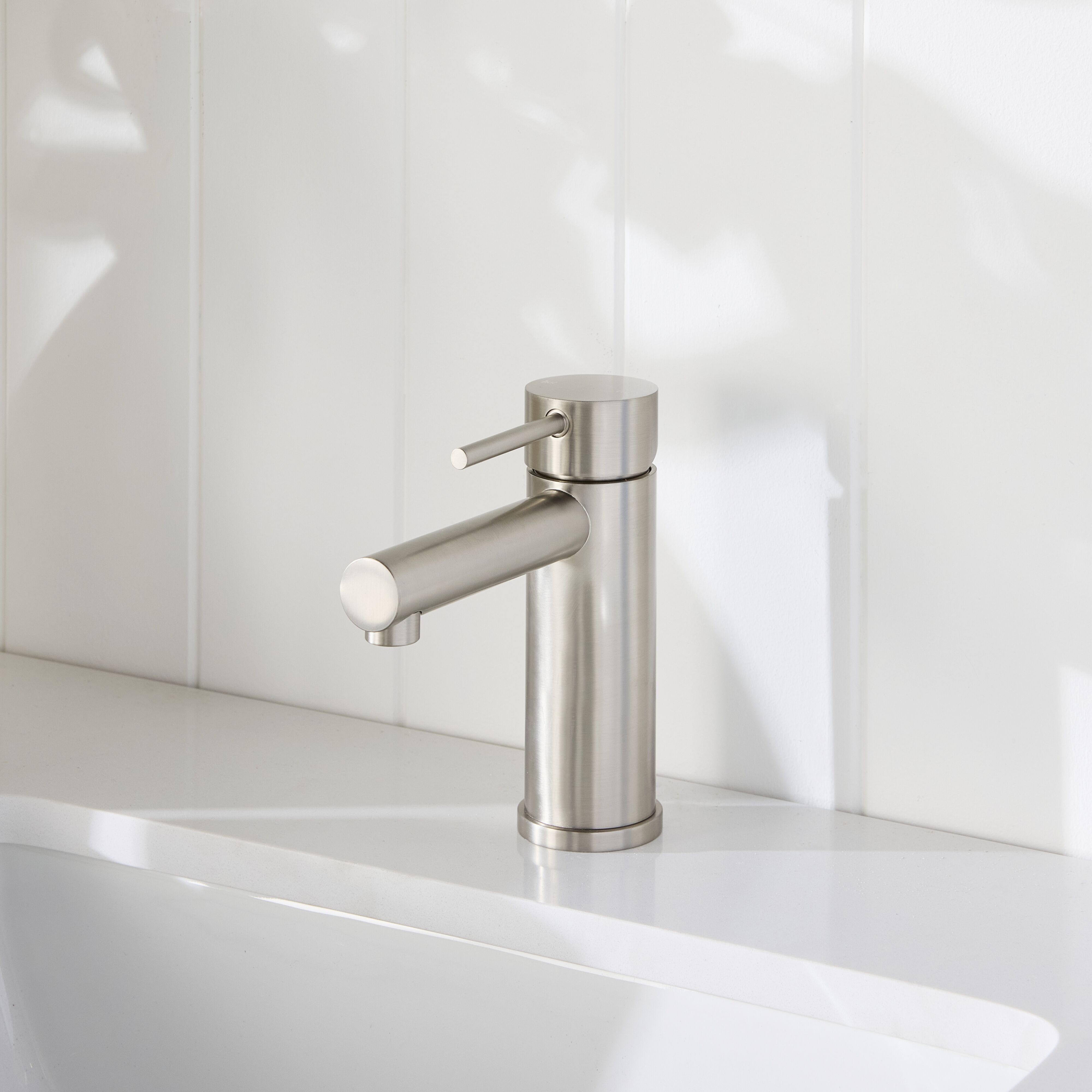 Camden Basin Mixer Brushed Nickel