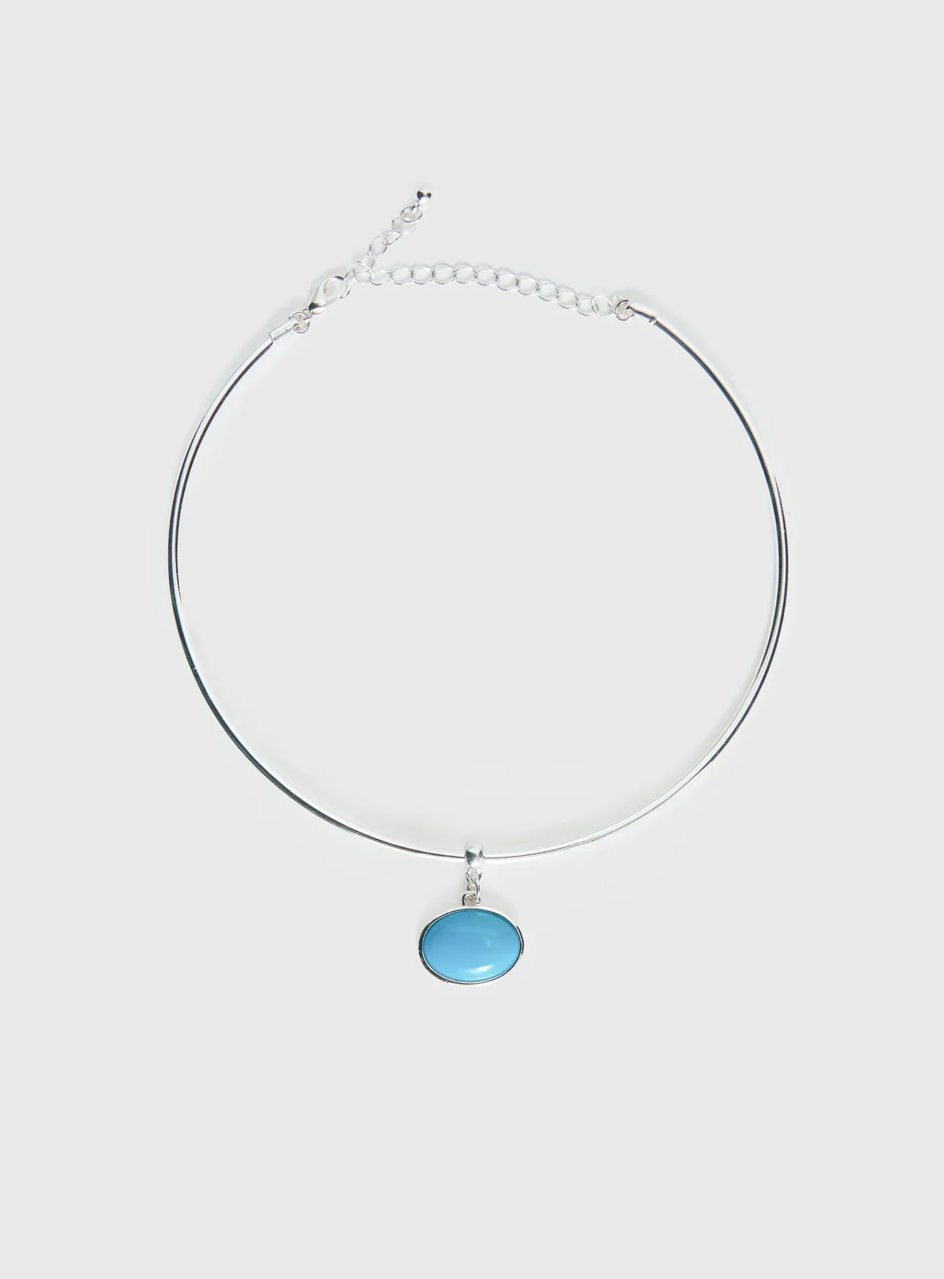 Vanita Necklace Silver Turquoise