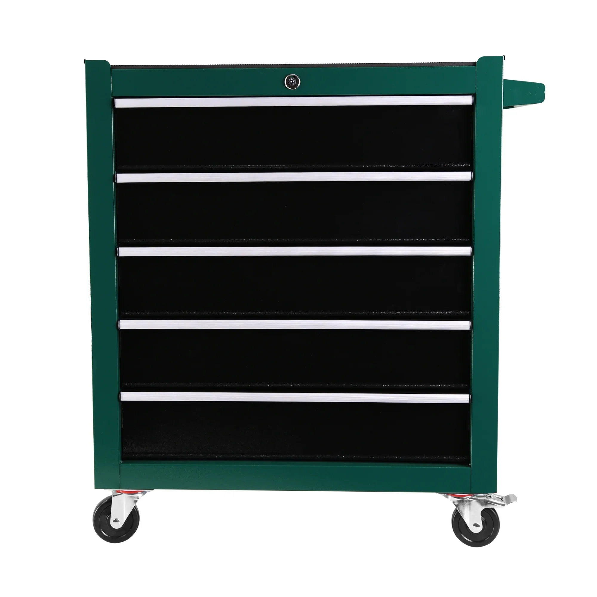 5-Drawers Rolling Tool Chest,Tool Chest with Link Buckle And Can Be Combined To Large Cabinet Set,Tool Cabinet On Wheels with Keyed Locking System And Drawer Liners,for Warehouse,Garage