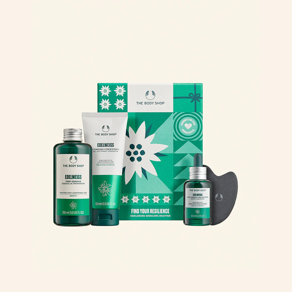 Find Your Resilience Edelweiss Skincare Routine