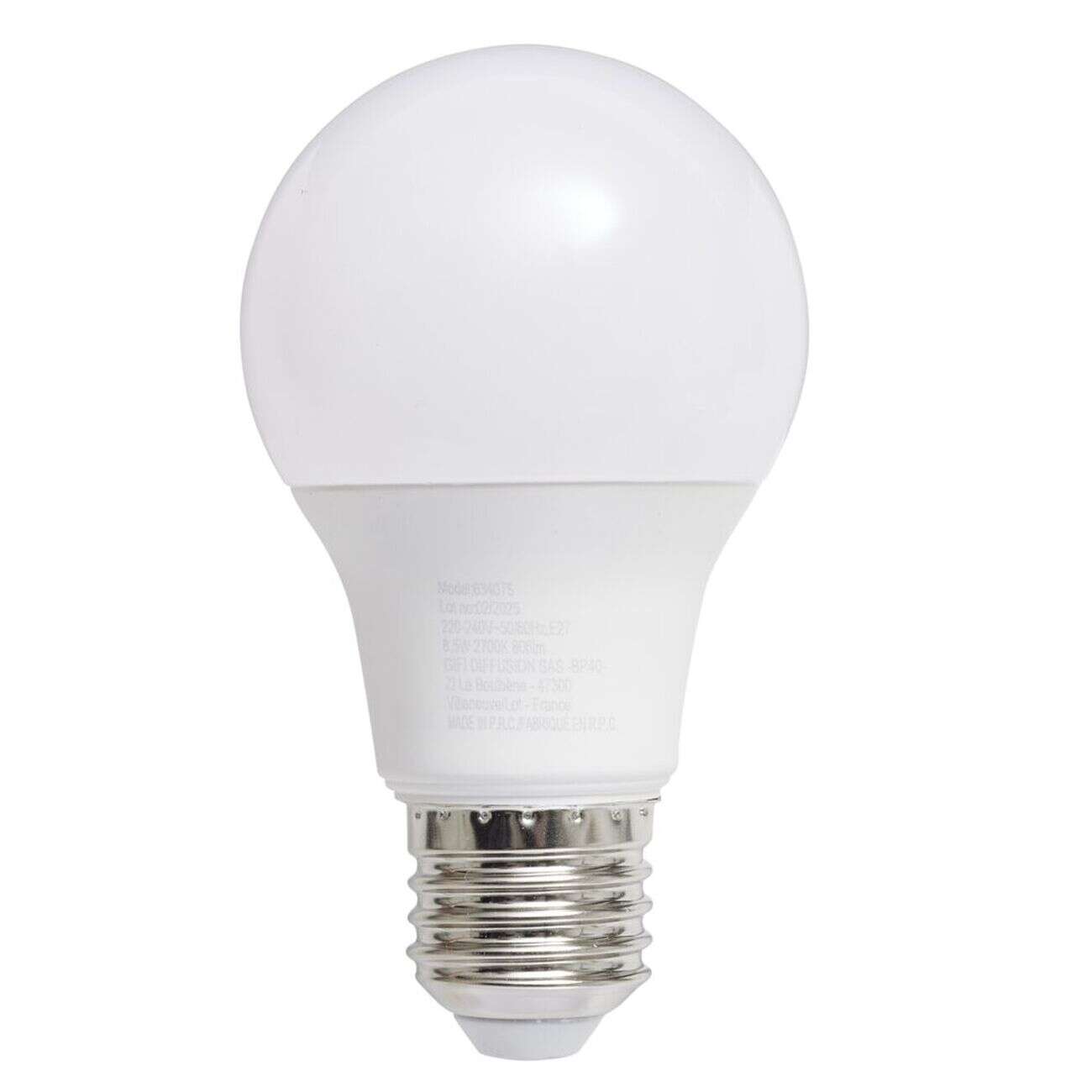 Ampoule LED A60 E27 806lm 8,5W