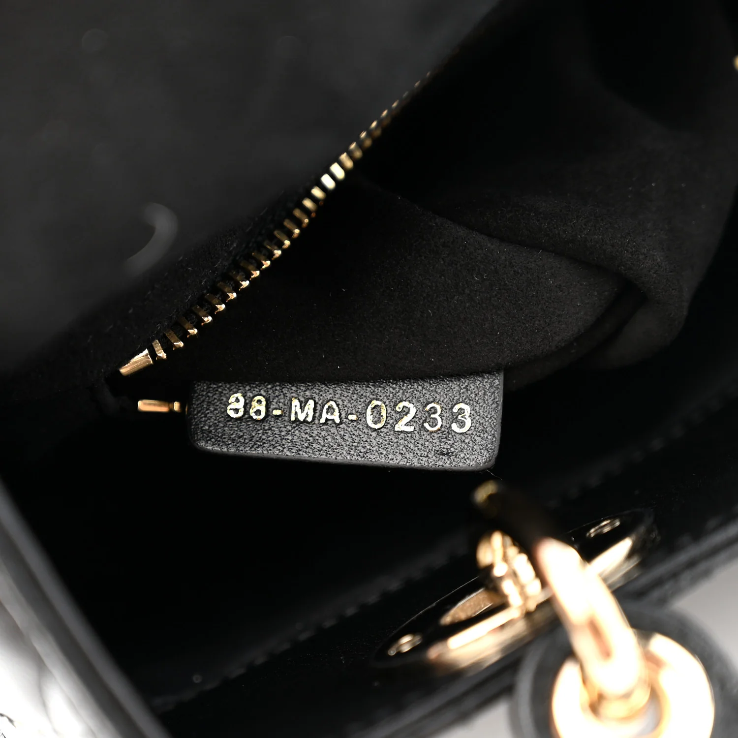 Lambskin Cannage Small My ABCDior Lady Dior Black