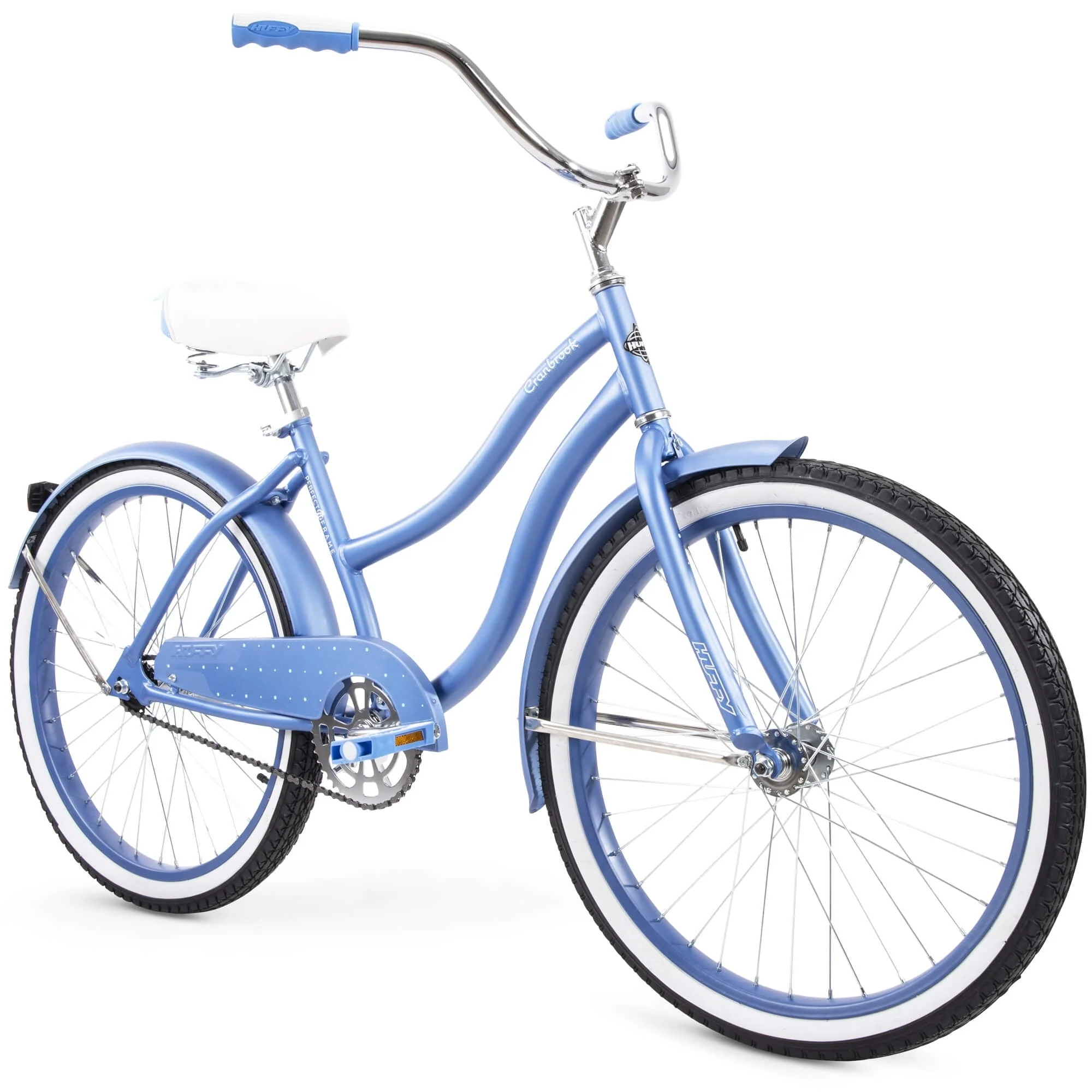 24" Cranbrook Girls' Cruiser Bike with Perfect Fit Frame, Ages 12+ Years, Periwinkle