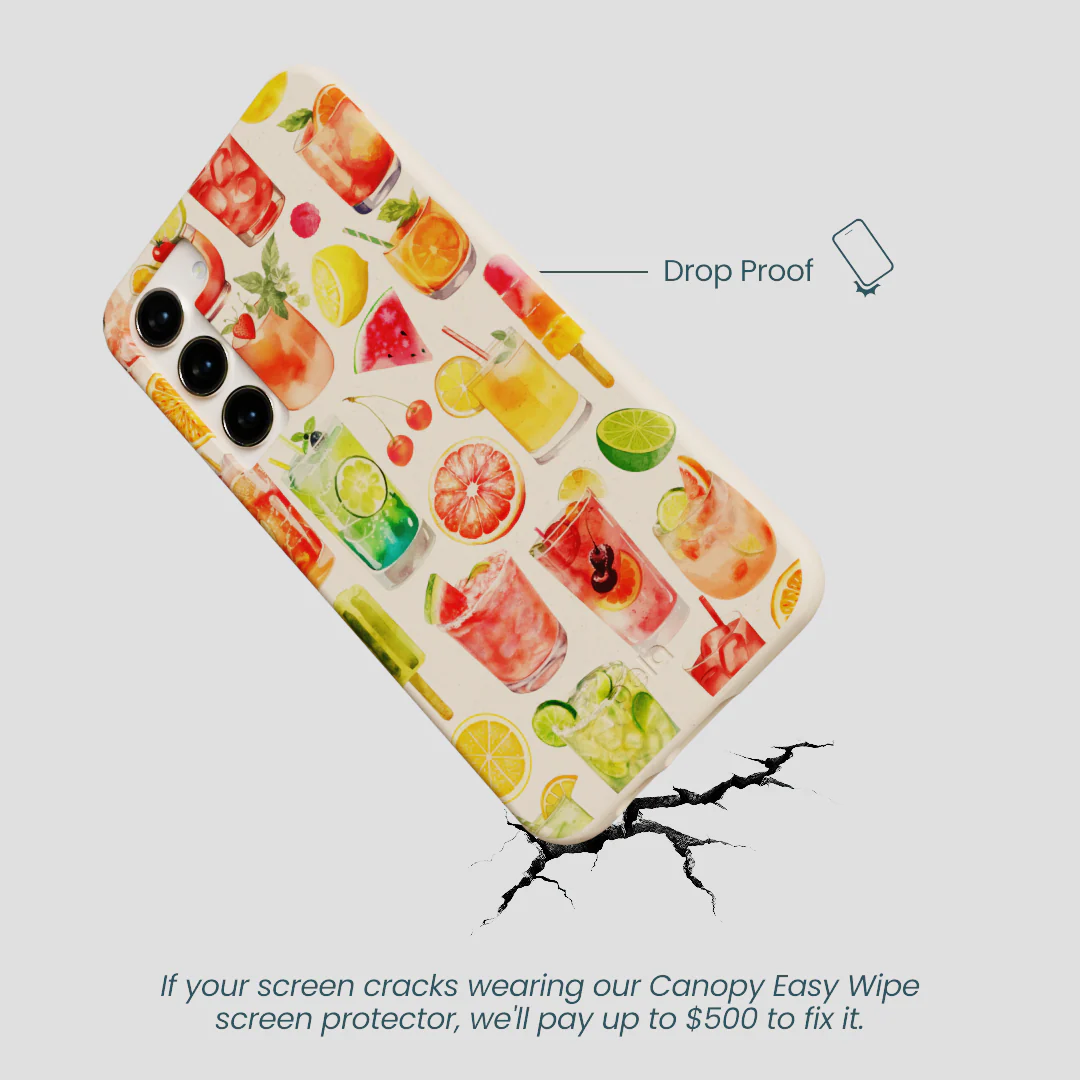 Seashell Sunset Sips Samsung Galaxy S23+(Plus) Case