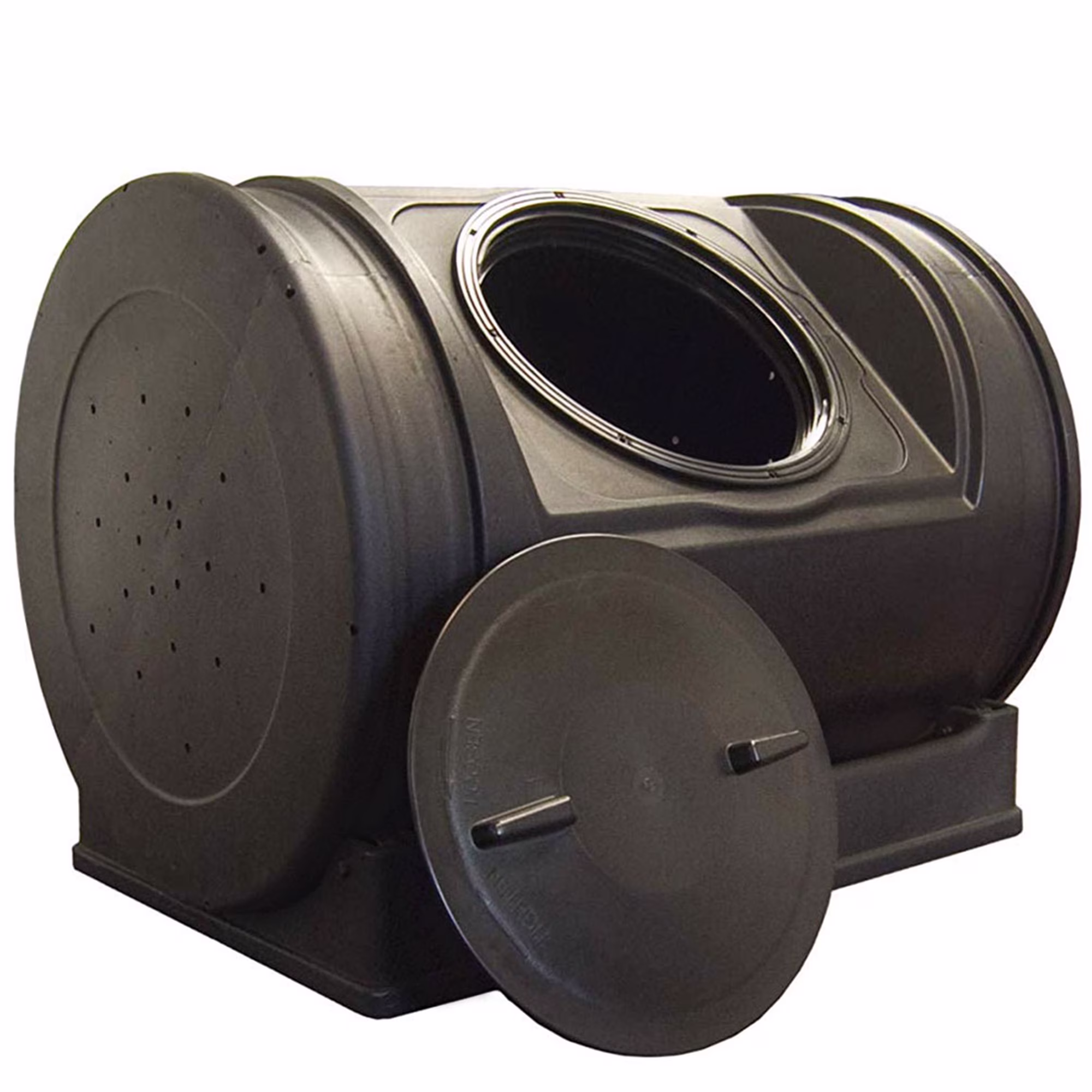 Good Ideas Compost Wizard Jr Outdoor Garden Compost Bin Container, Black